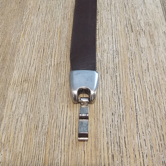 Vintage Celtic Emblem Brown Leather Bracelet. - Picture 6 of 7